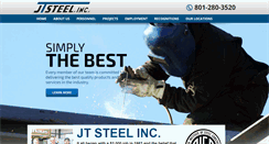Desktop Screenshot of jtsteel.com